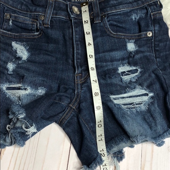 American Eagle hi rise shortie shorts size 2 - Picture 8 of 8